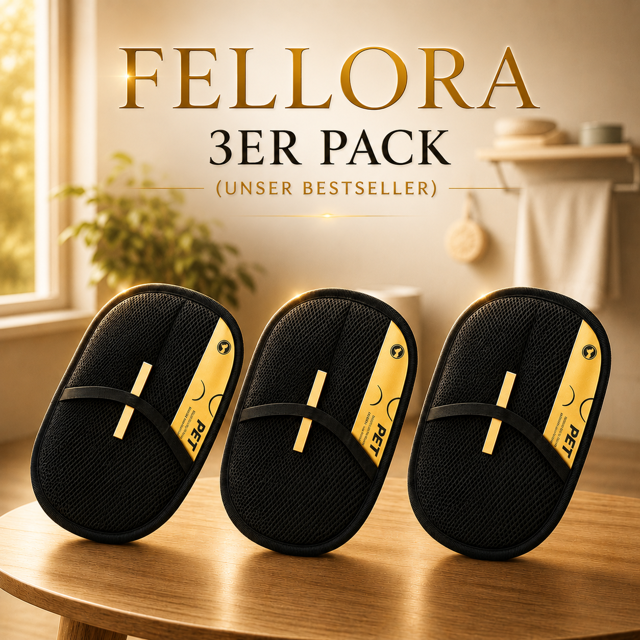 Fellora - Der Fellpflegehandschuh für ein sichtbar saubereres Zuhause