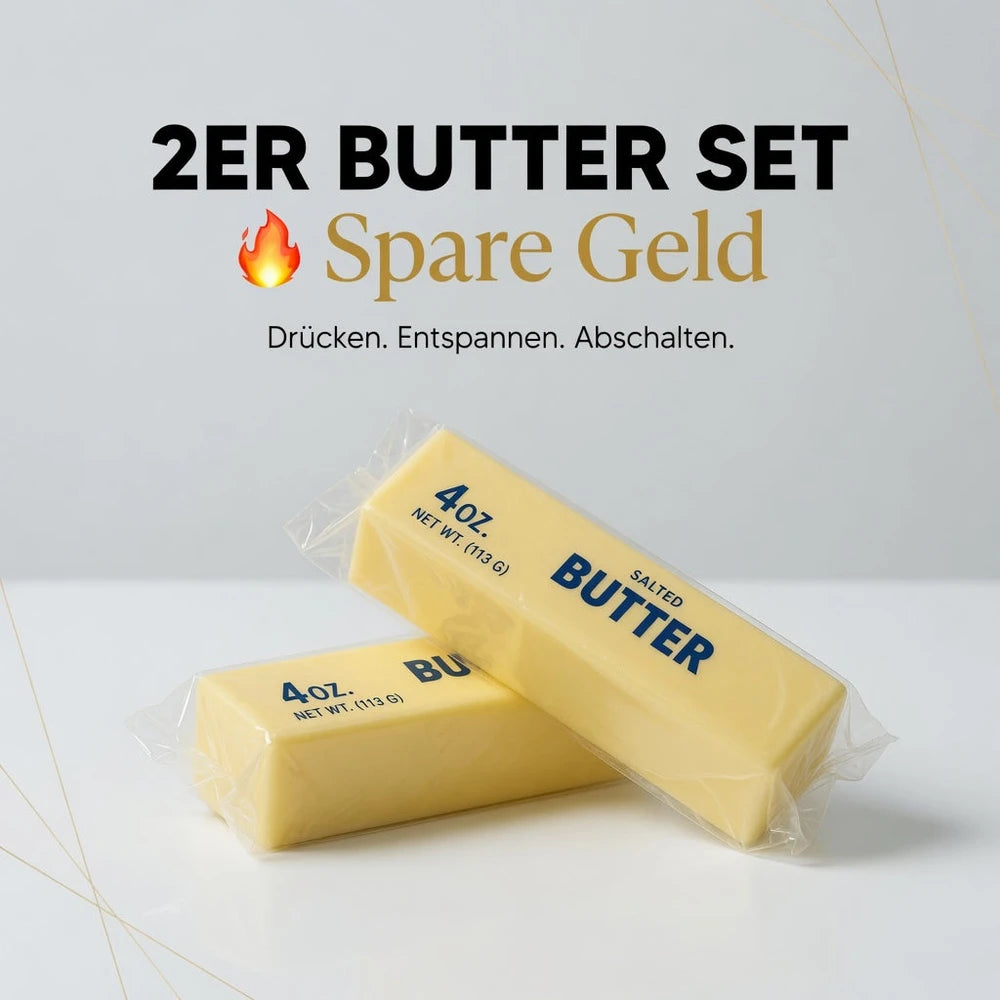 Butter Squishy Stressball – Salted und Cheese Edition