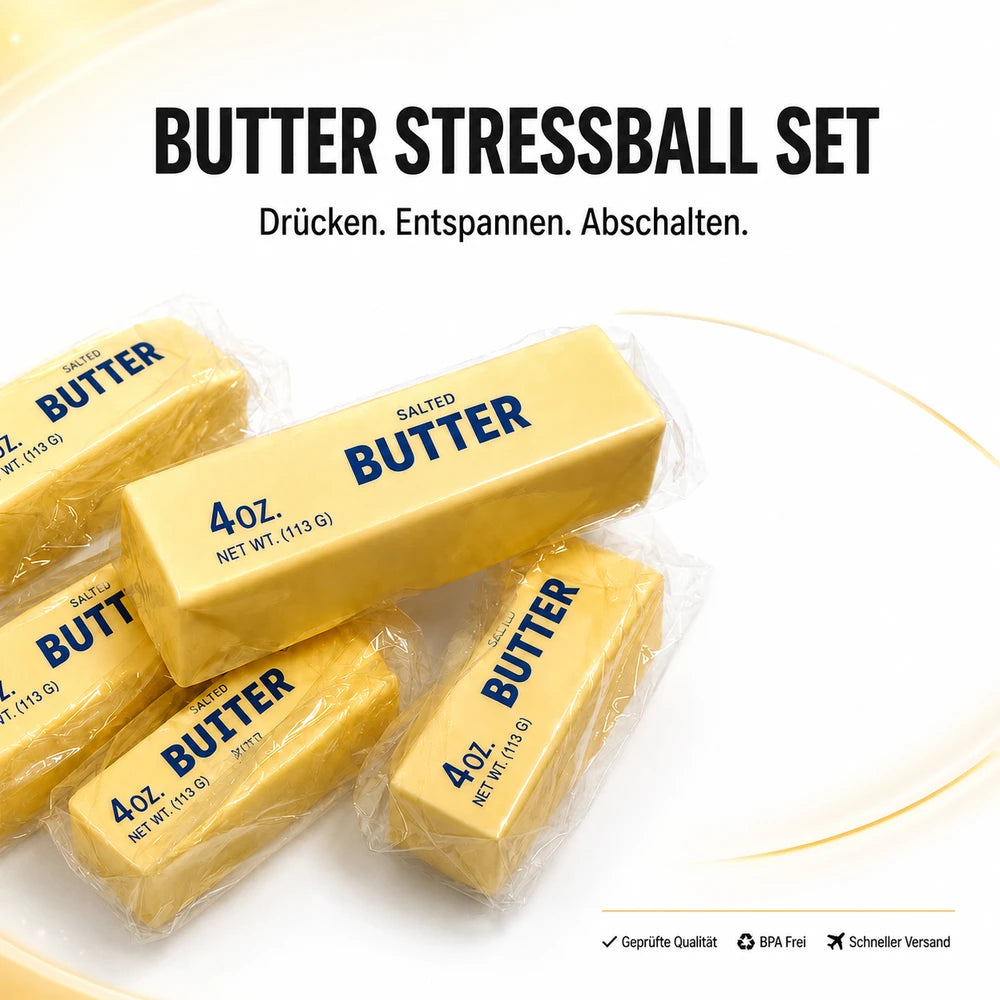 Butter Squishy Stressball – Salted und Cheese Edition