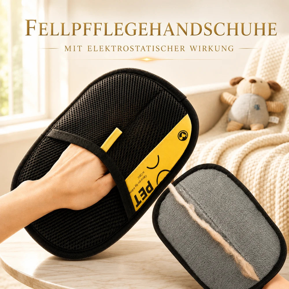 Fellora - Der Fellpflegehandschuh für ein sichtbar saubereres Zuhause