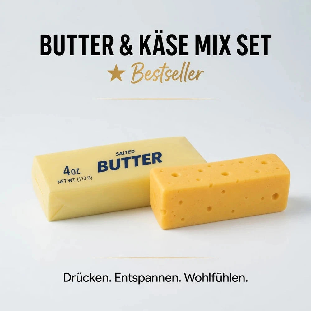 Butter Squishy Stressball – Salted und Cheese Edition