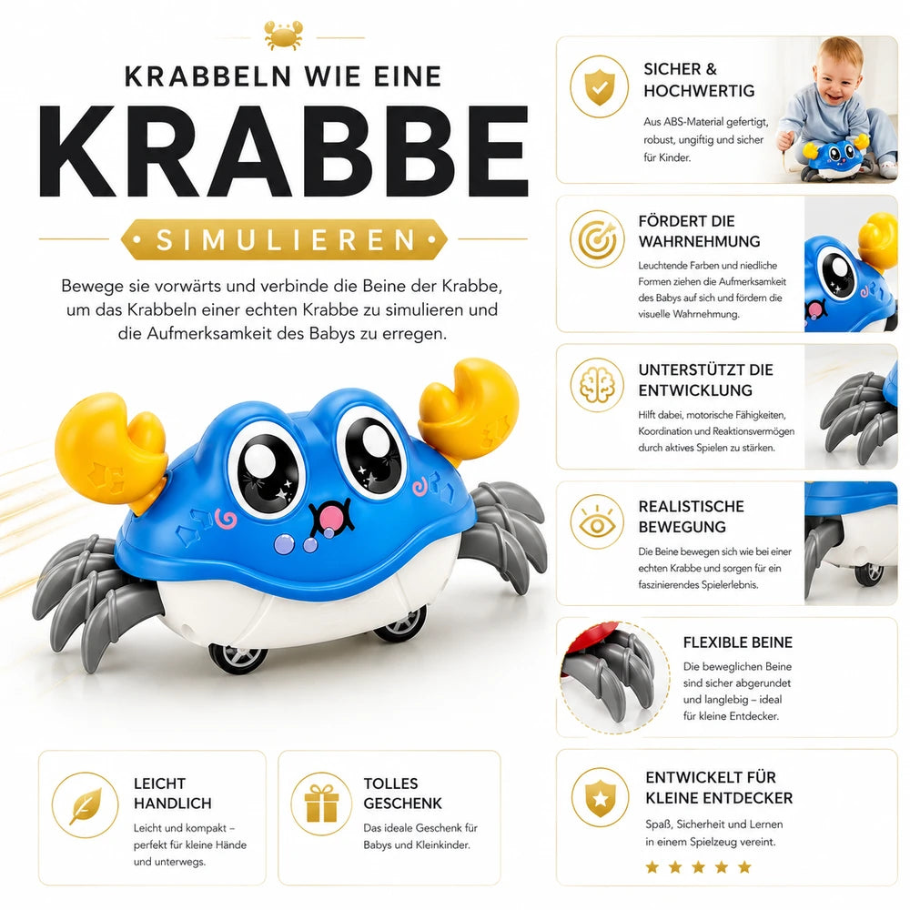 Krabbelino - Dein verrückter Wirbel Flitzer