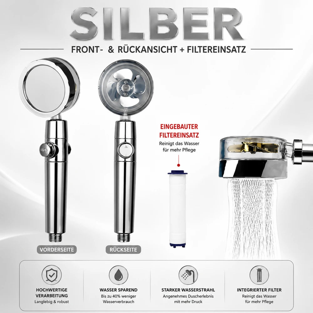 AquaBoost™ – Duschkopf für mehr Druck und weniger Verbrauch
