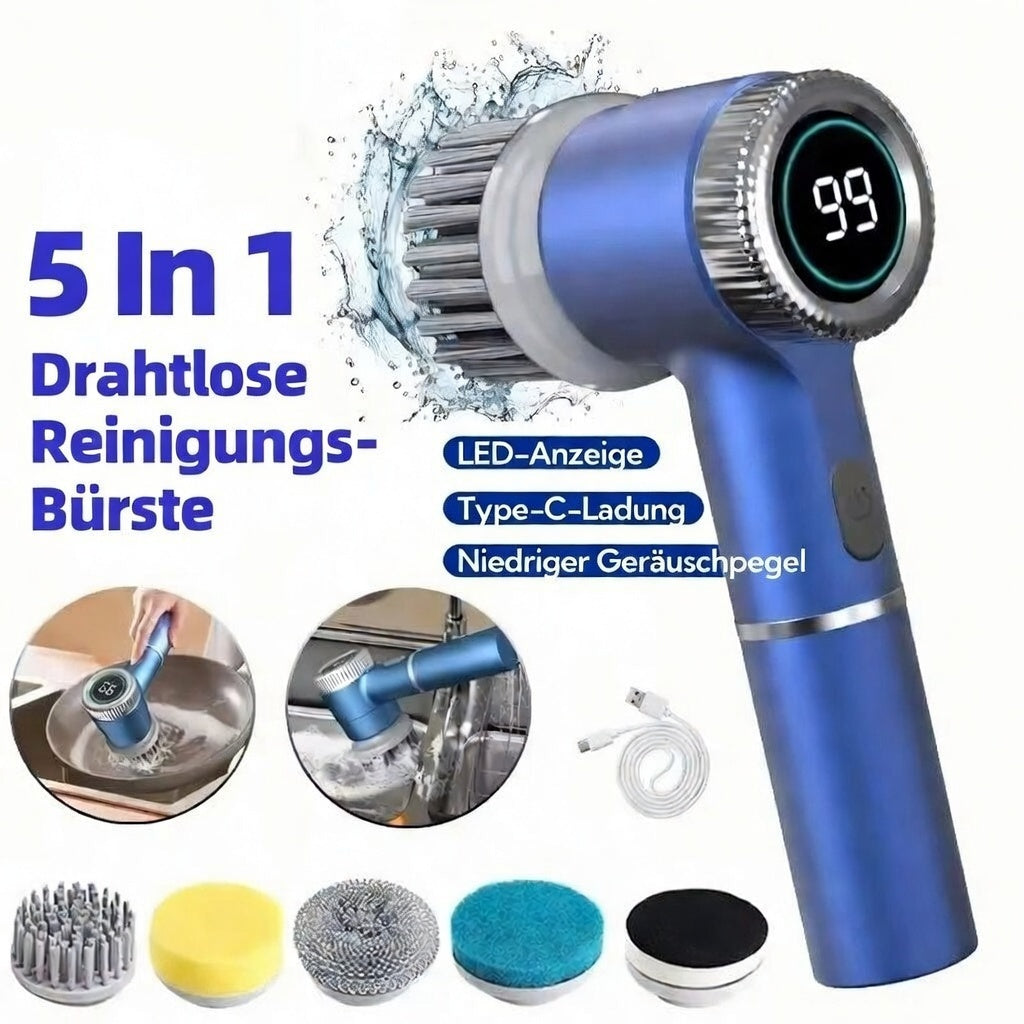 PowerClean Drehbürste – Dein Turbo-Helfer für blitzsaubere Küche & Bad!
