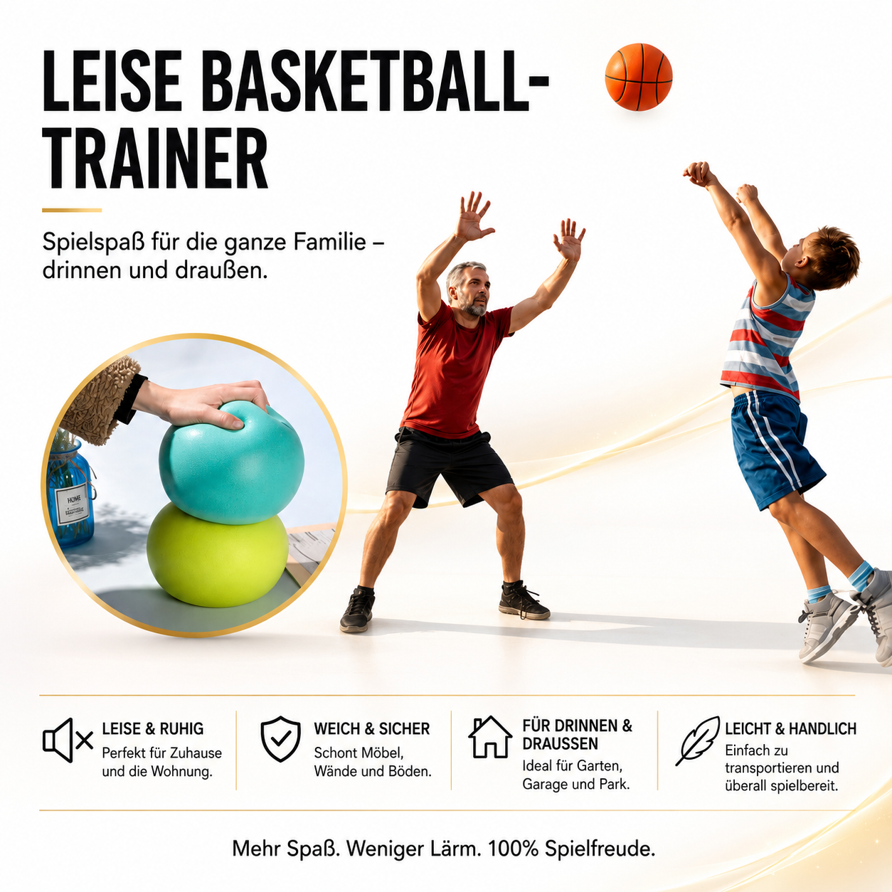 Flüsterdribbel – Dein leises Training jederzeit Zuhause