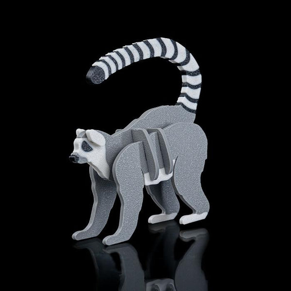 Kreativer 3D Puzzle Lemur Katta – Dein Abenteuer im Miniaturformat