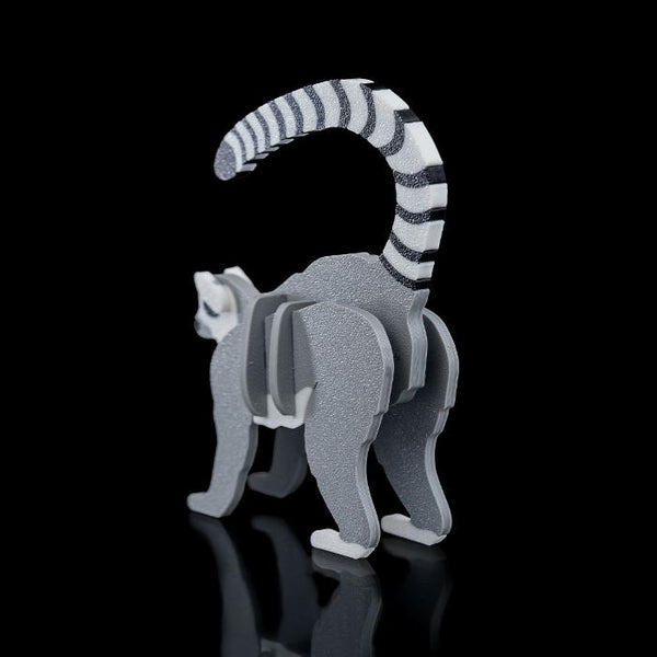 Kreativer 3D Puzzle Lemur Katta – Dein Abenteuer im Miniaturformat