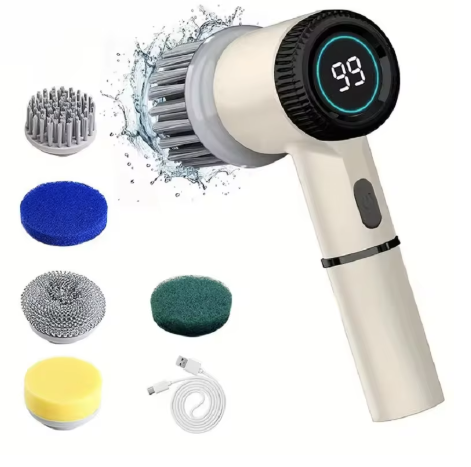 PowerClean Drehbürste – Dein Turbo-Helfer für blitzsaubere Küche & Bad!