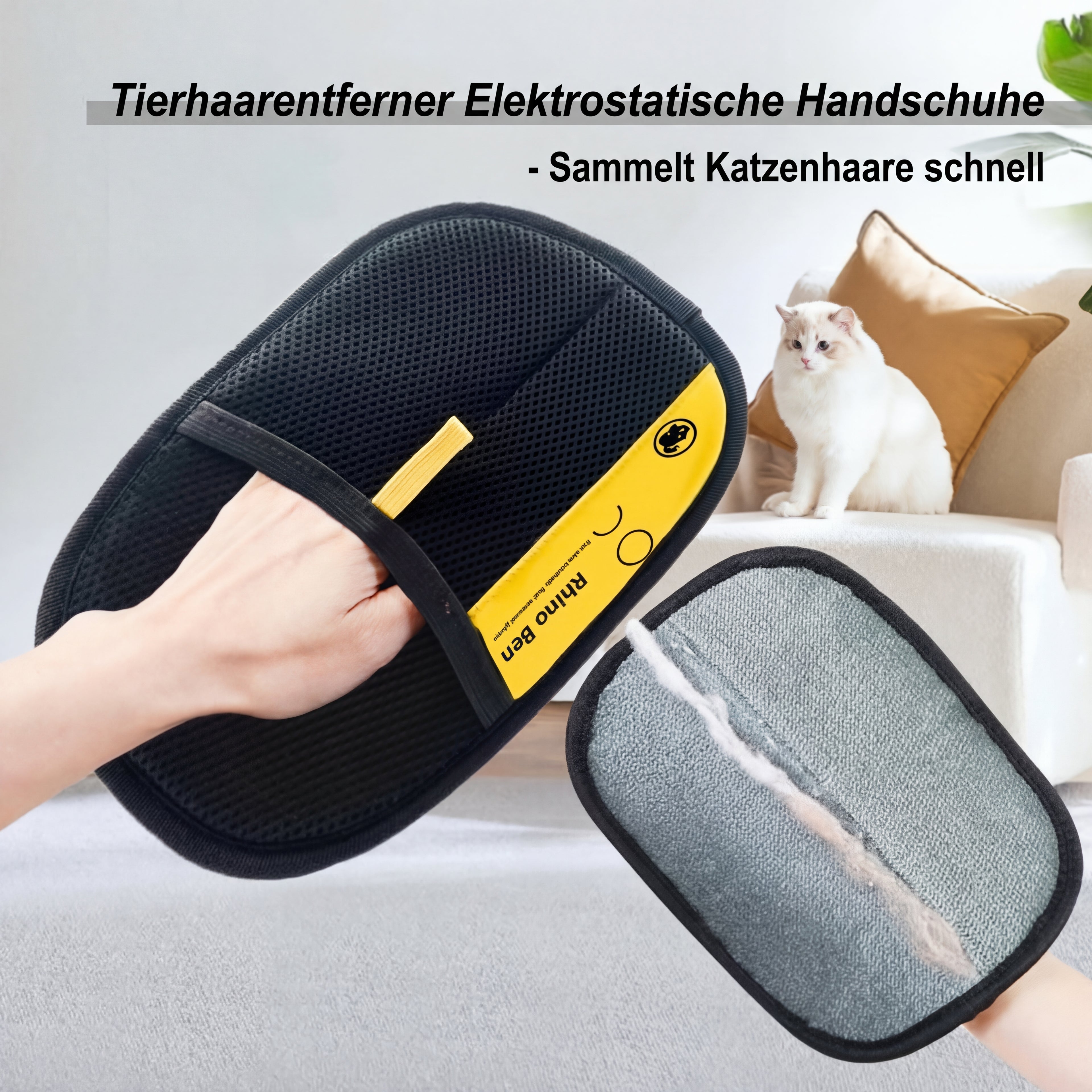 Fellora - Der Fellpflegehandschuh für ein sichtbar saubereres Zuhause