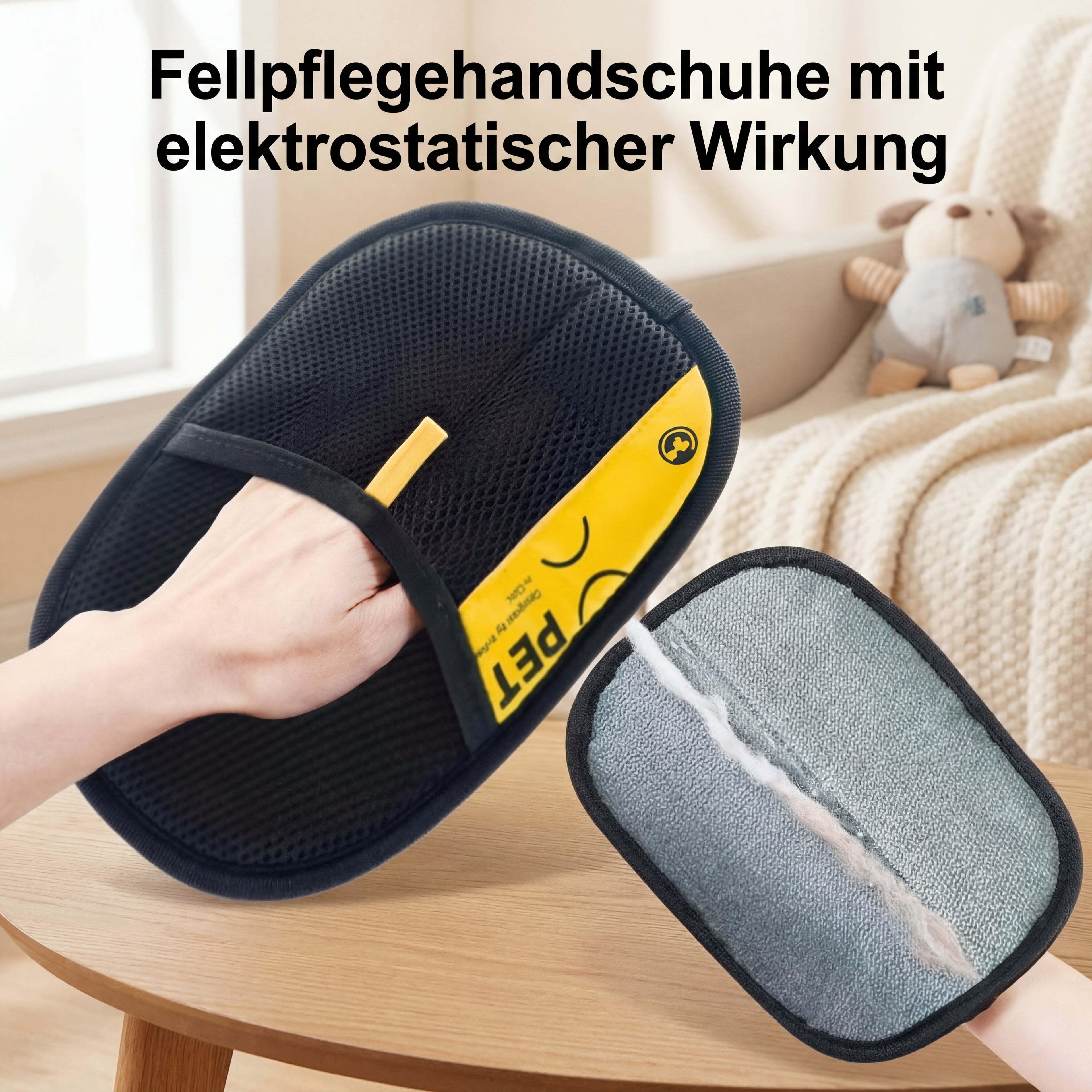 Fellora - Der Fellpflegehandschuh für ein sichtbar saubereres Zuhause